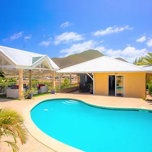  Villa Spacious With Ocean And Mountain View-4 Beds Saint-Martin