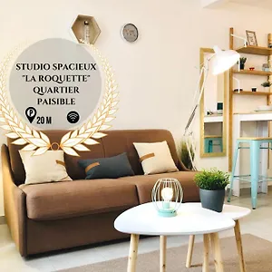  Appartement Studio Sérénité-la Roquette-rue Très Calme France